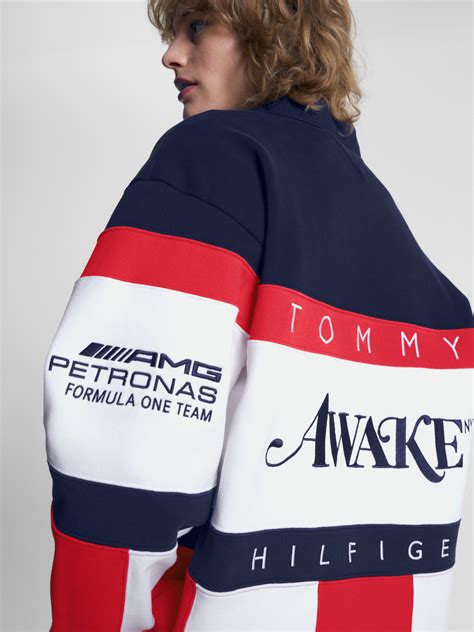 tommy x mercedes f1 shirt.